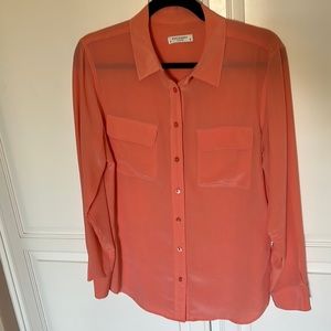 Equipment Silk blouse coral size M